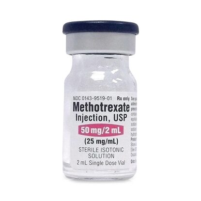 Methotrexate Injection 25 mg/mL, Single Dose Vial 2mL, 10/Tray