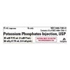 Potassium Phosphates Injection 44 mEqmL Single Dose Vial 15 mL 25Tray