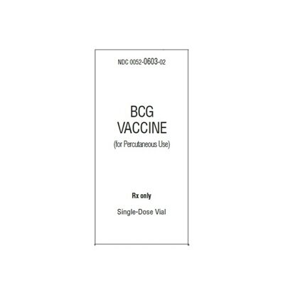 TICE® BCG Live Injection 50 mg, Single Dose Vial 2 mL, Each