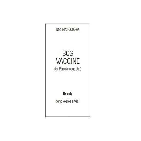 TICE BCG Live Injection 50 mg Single Dose Vial 2 mL Each