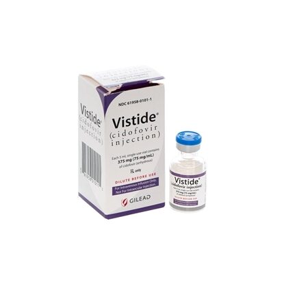 VISTIDE® Cidofovir Injection 75 mg/mL, Single Dose Vial 5 mL, Each