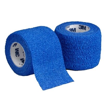 Bandage, Coban™ 3" x 5 yards, Self-Adherent, Blue, 24/Case