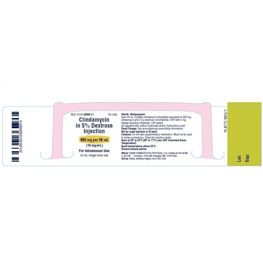 Clindamycin in 5% Dextrose Injection, Single Dose Vial 50 mL, Each | McGuff