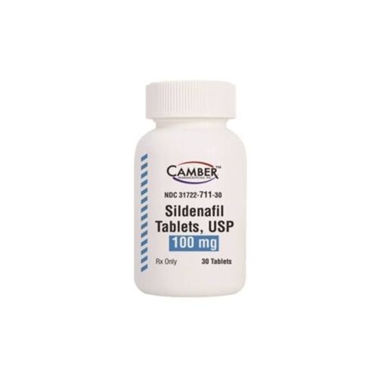 Sildenafil 100mg 30 TabletsBottle