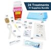 IV Therapy Supplies Kit  24 Treatments  Standard Catheter