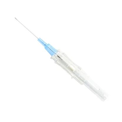 Jelco Protectiv® Peripheral IV Catheter, 22G x 1" Blue Straight Hub With Safety Needle, 50/Box