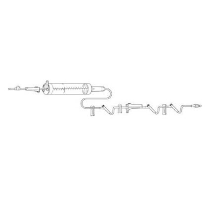 Buretrol® Burette IV Pump Set With 3 Needle-Free Port, Non-Filtered, 60 Drops/mL, 116" Tubing, 12/Case