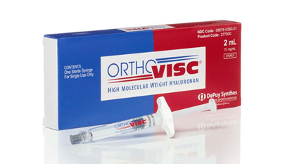 Orthovisc® High Molecular Weight Hyaluronan Injection 15 mg/mL, Prefilled Syringe 2 mL, Each