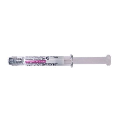 Diazepam Injection 5 mg/mL, Prefilled Syringe 2 mL, 10/Box