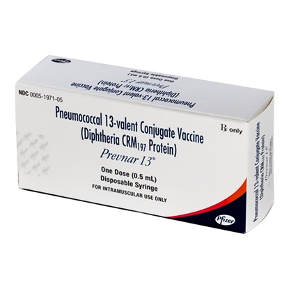 Prevnar 13® Vaccine (Pneumococcal 13-valent Conjugate), Prefilled Syringe 0.5 mL, Each