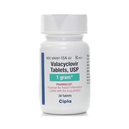 Valacyclovir 1 g Tablet, 30 Count