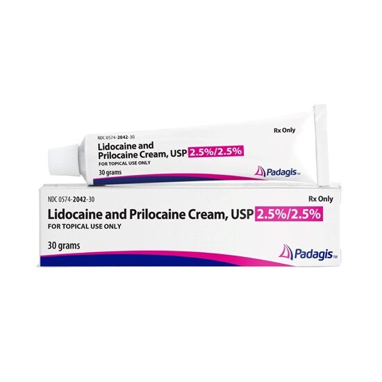 LidocainePrilocaine HCl 25 Cream 30gm Tube