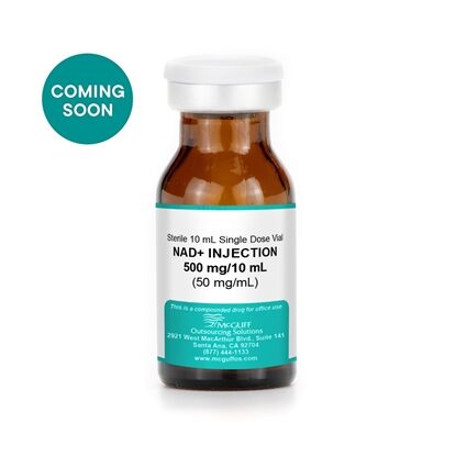 (Coming Soon) NAD+ Injection 500 mg/mL, 10 mL