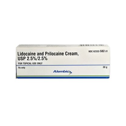 Lidocaine/Prilocaine HCl, 2.5%, Cream, 30gm Tube