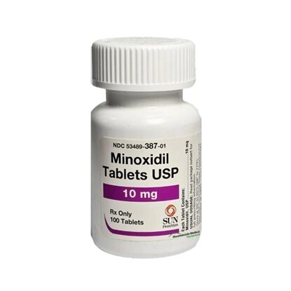 Minoxidil 10 mg Tablets, 100 Count