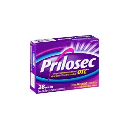 Prilosec OTC® Omeprazole 20 mg Tablets, 28 Count