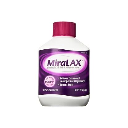 MiraLAX™ Polyethylene Glycol 510 g Powder, 30 Doses