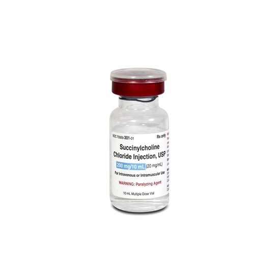 Succinylcholine Chloride 20mgmL MDV 10mL 25VialsTray