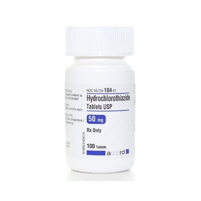 Hydrochlorothiazide 50 mg Tablets, 100 Count