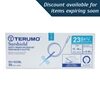 Surshield Safety Winged Infusion Set 23G x 34 Blue 12 Tubing 50Box