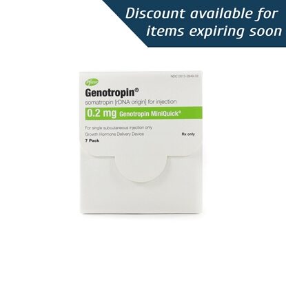 Genotropin® Somatropin Injection 0.2 mg, Prefilled Syringe 0.25 mL, 7/Box